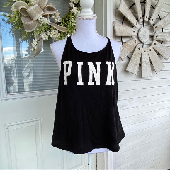 PINK Victoria's Secret Tops - VS PINK Black Tank